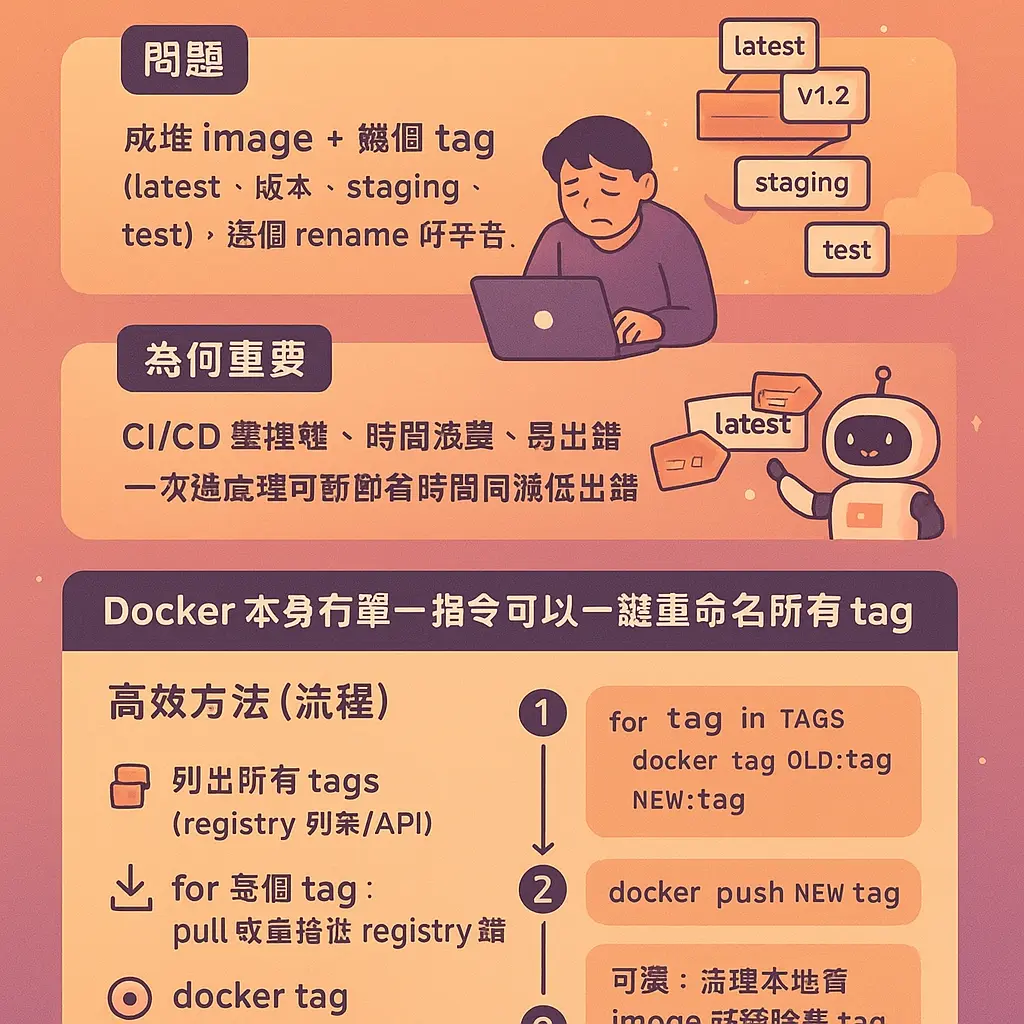 docker image rename - docker