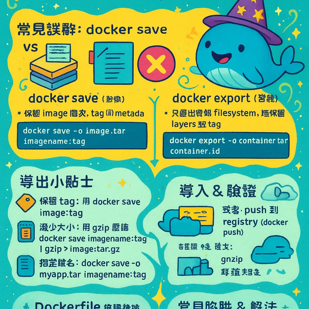 docker image save - Dockerfile