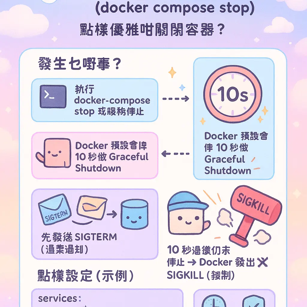 docker compose stop - 容器編排