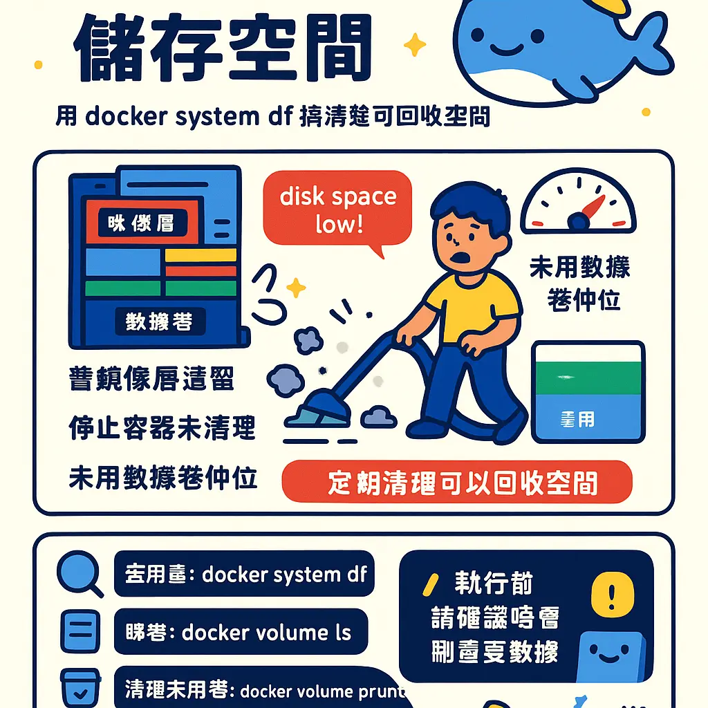 docker system df - 數據卷