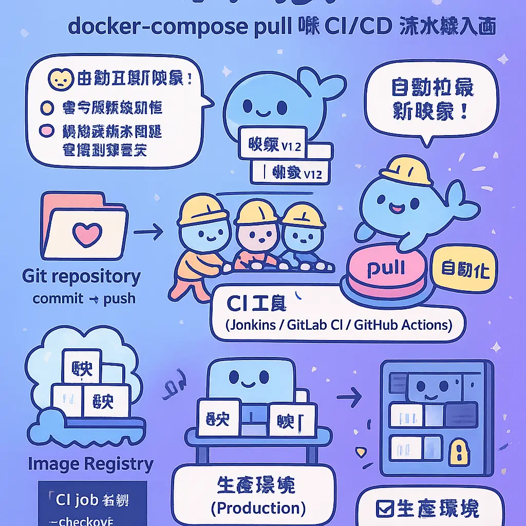 docker-compose pull - 映象
