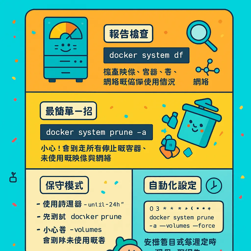 docker system df - 網絡