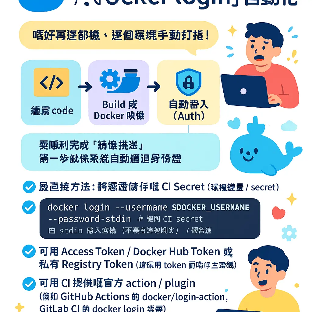 docker login - Sign