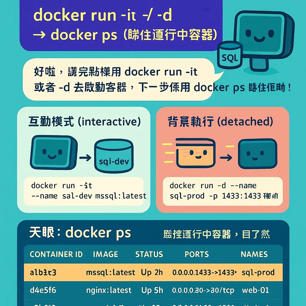 docker run it - Server