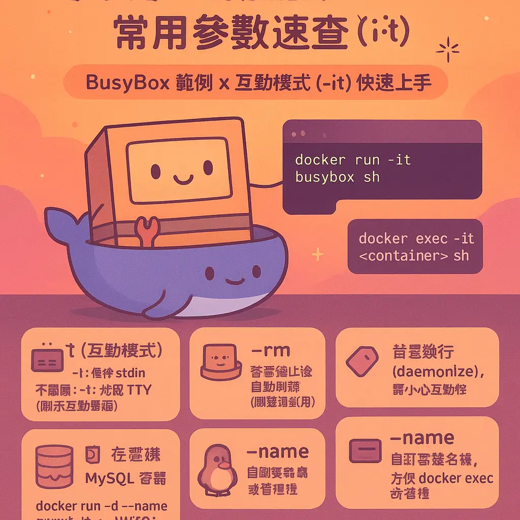 docker run it - busybox