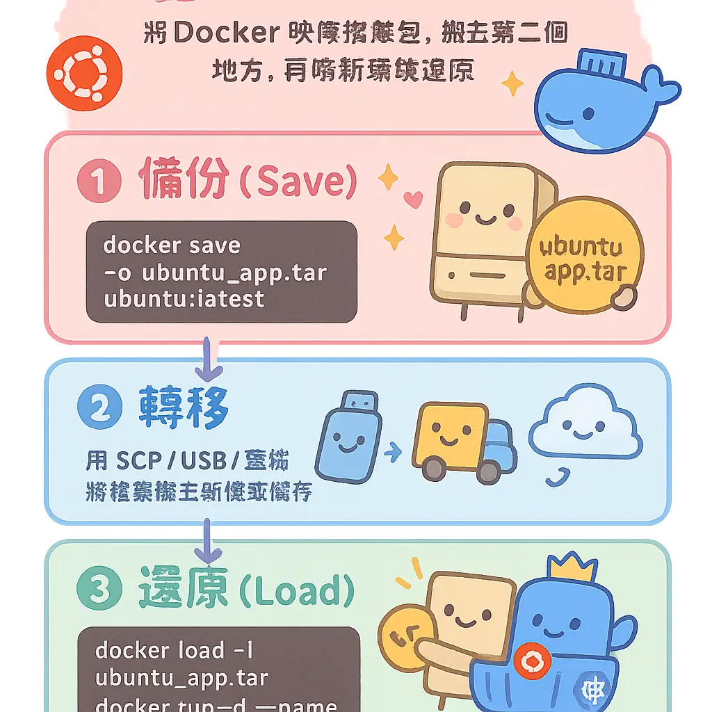 docker image save - Ubuntu