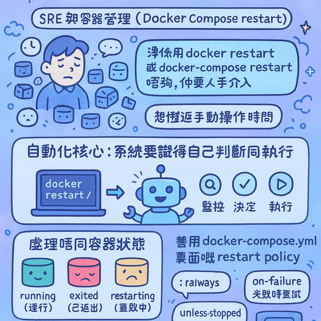 docker compose restart - SRE