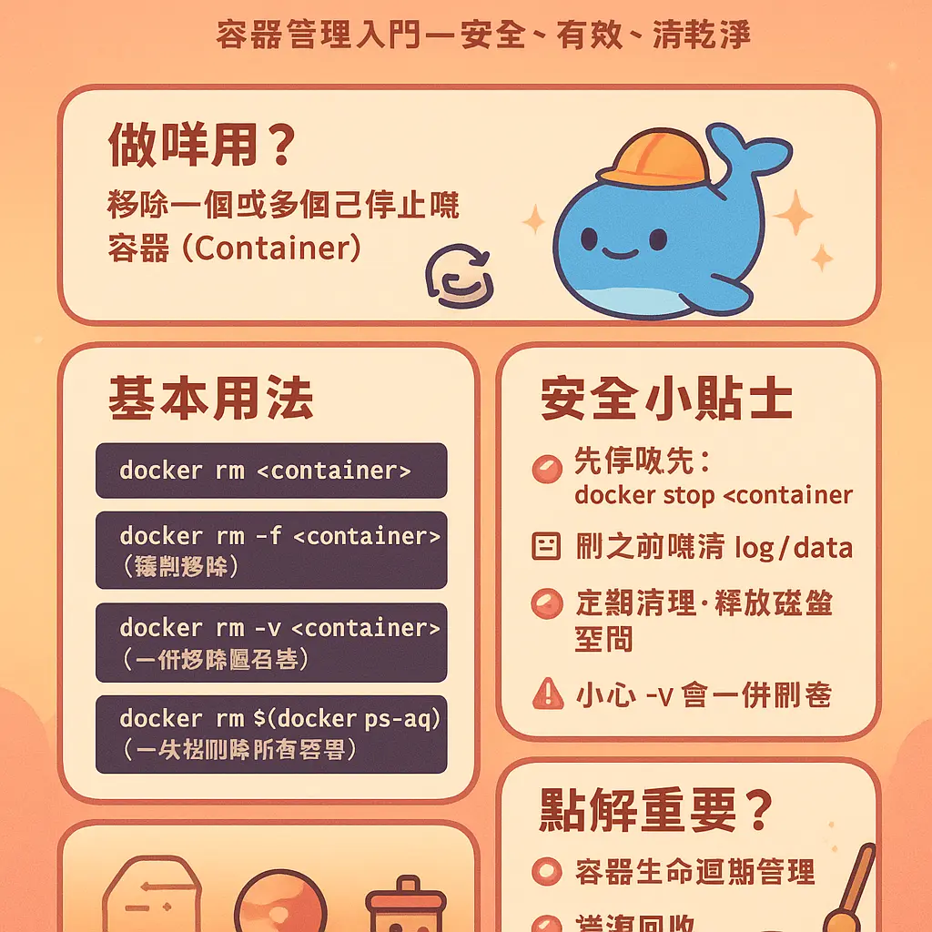 docker rm container - Docker