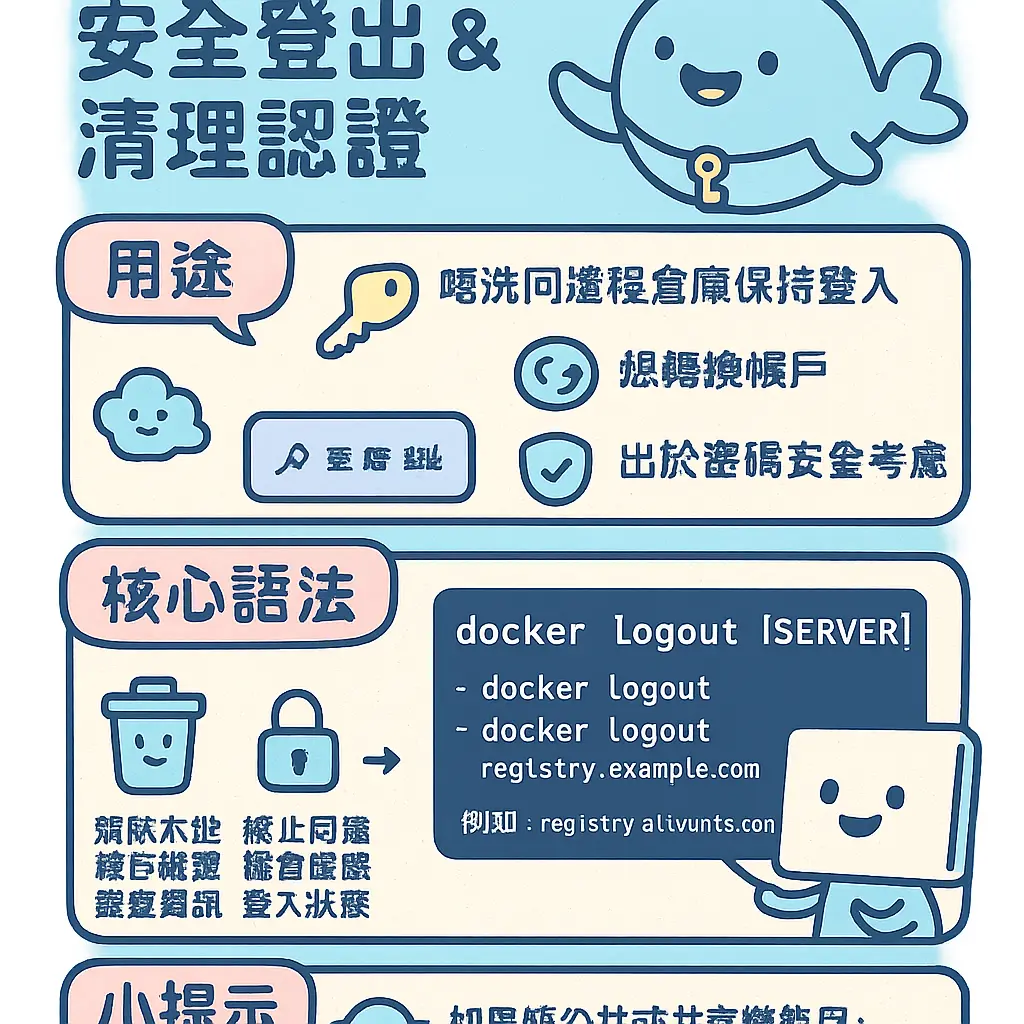 docker logout - Docker