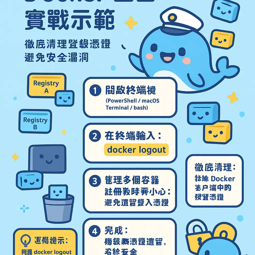 docker logout - Docker