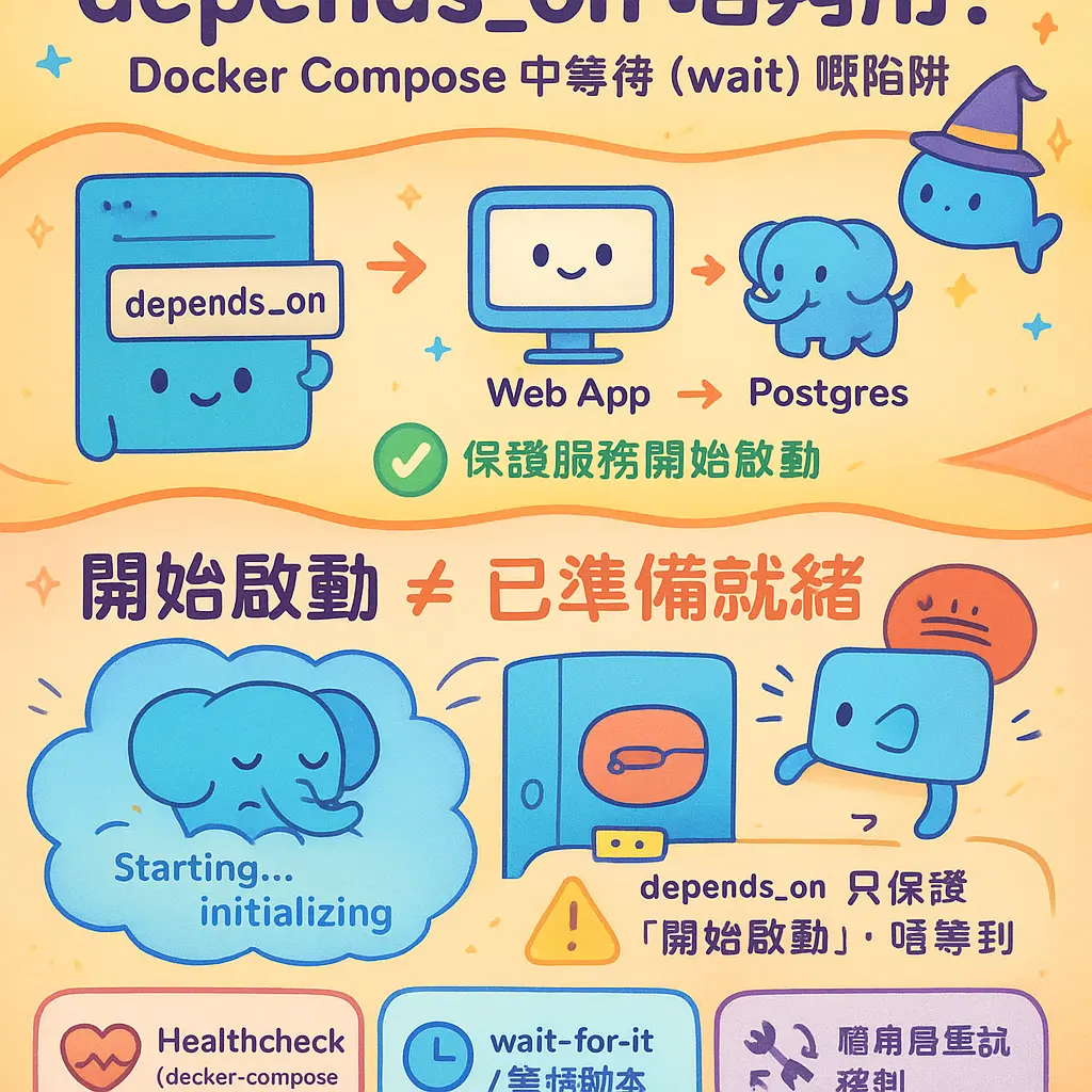 docker compose wait - depends