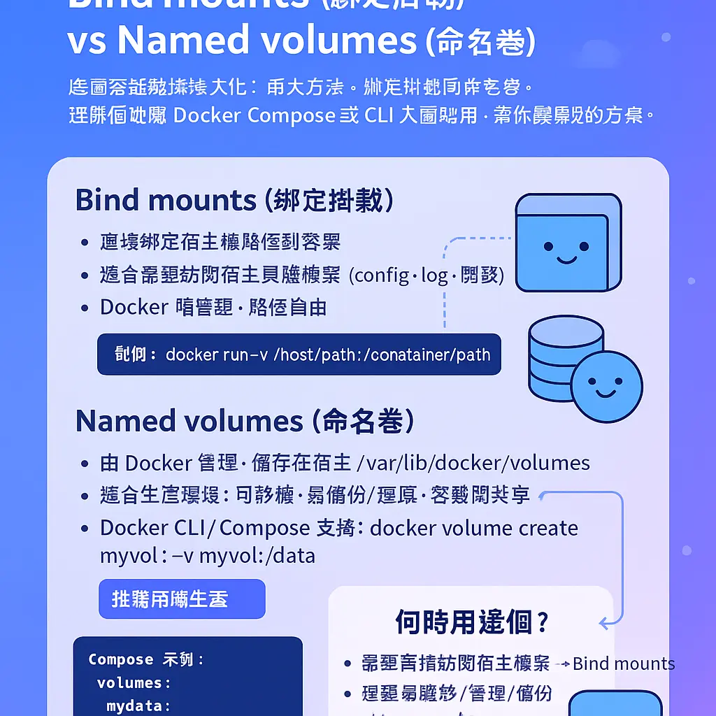 docker volume create - Volumes