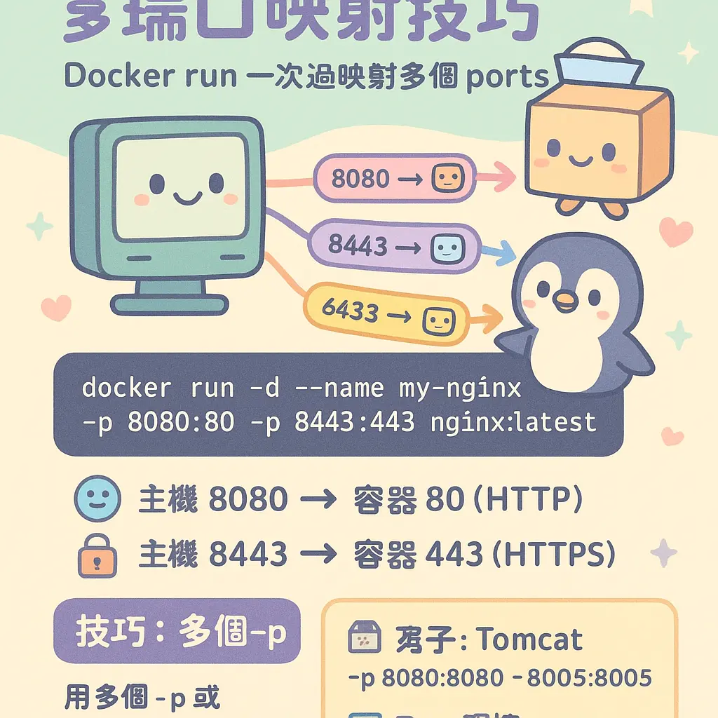 docker run port - container