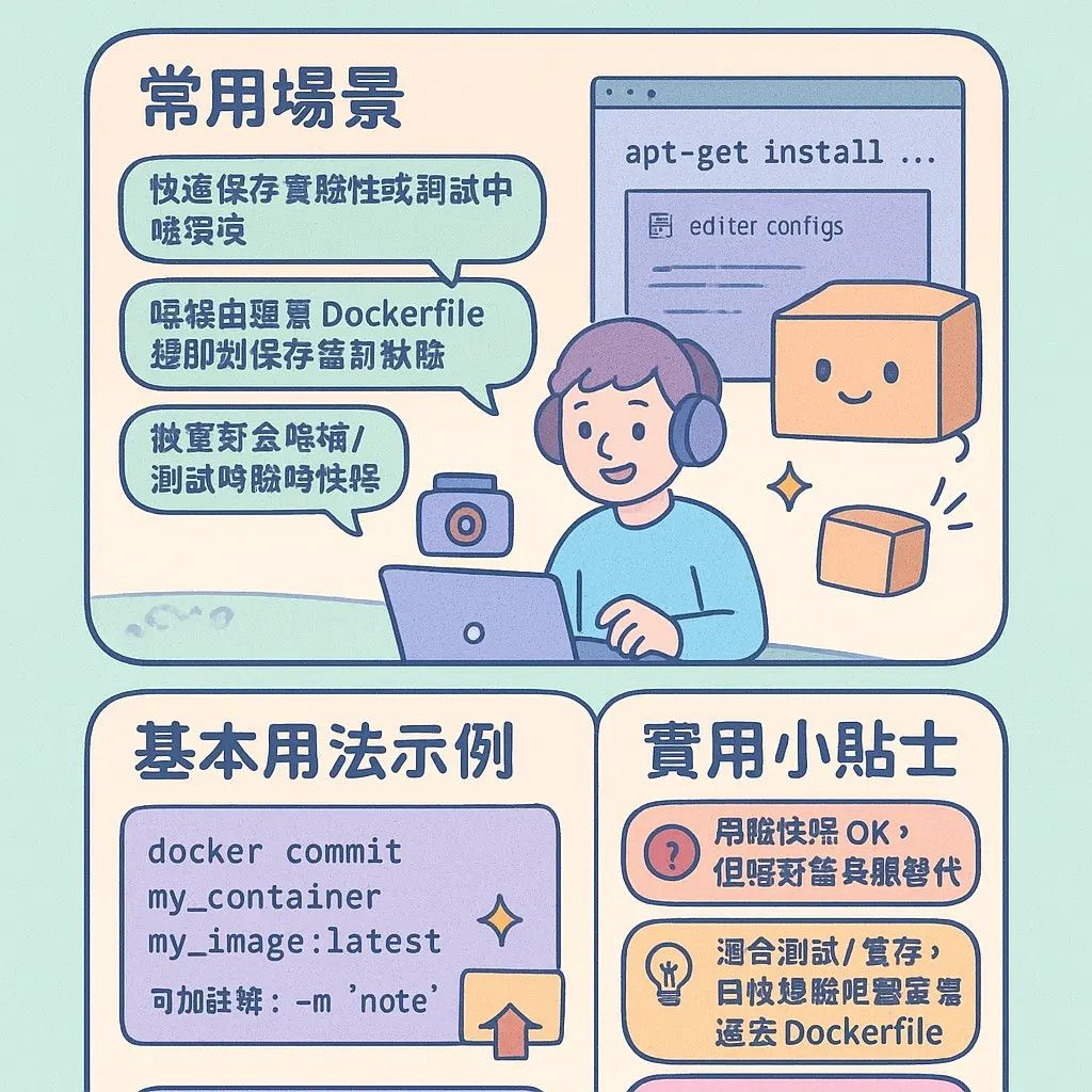 docker commit - Dockerfile