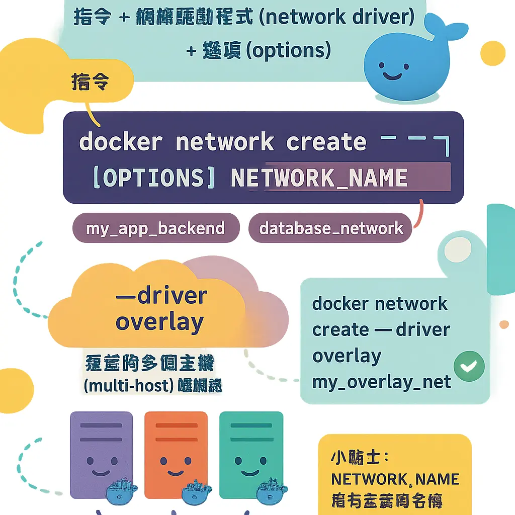 docker network create - overlay