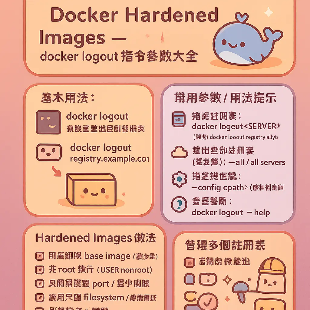 docker logout - Hardened