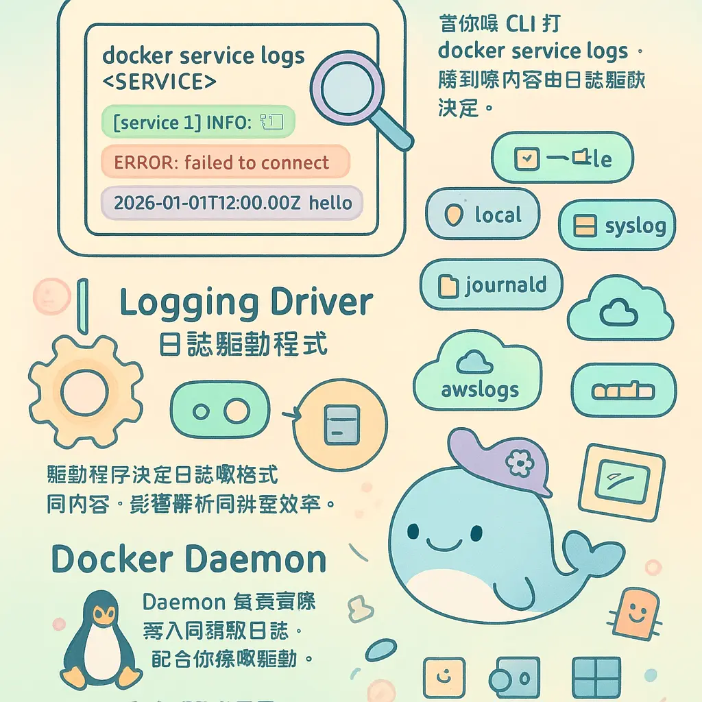 docker service logs - Docker