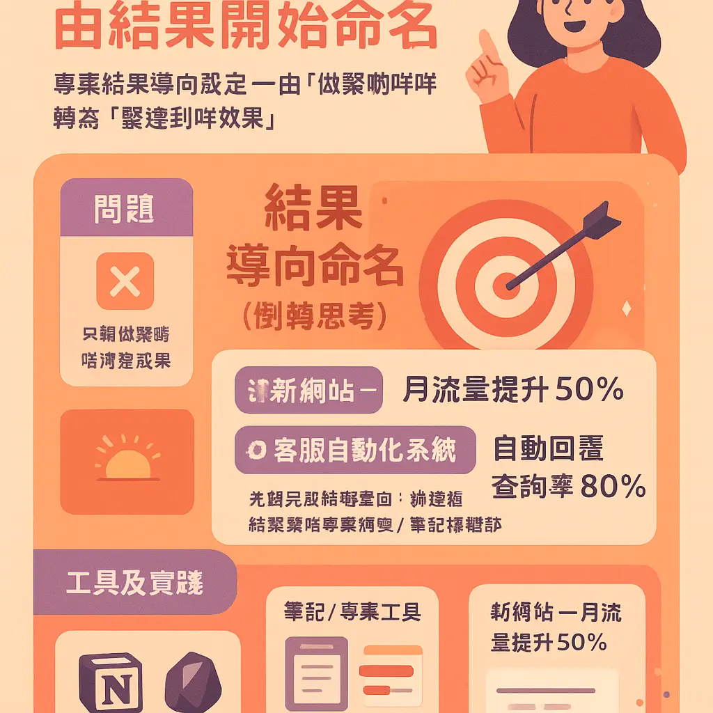 專案名稱 - 任務命名法