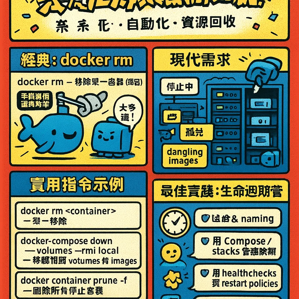 docker rm container - compose