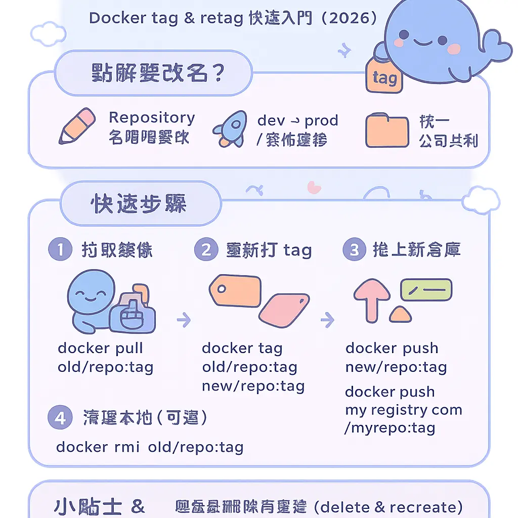 docker image rename - Docker