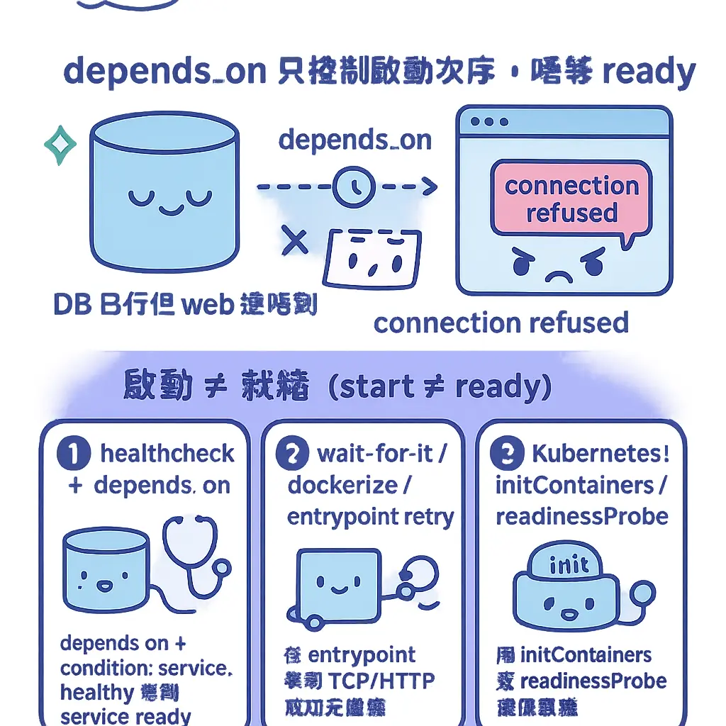 docker compose wait - Kubernetes