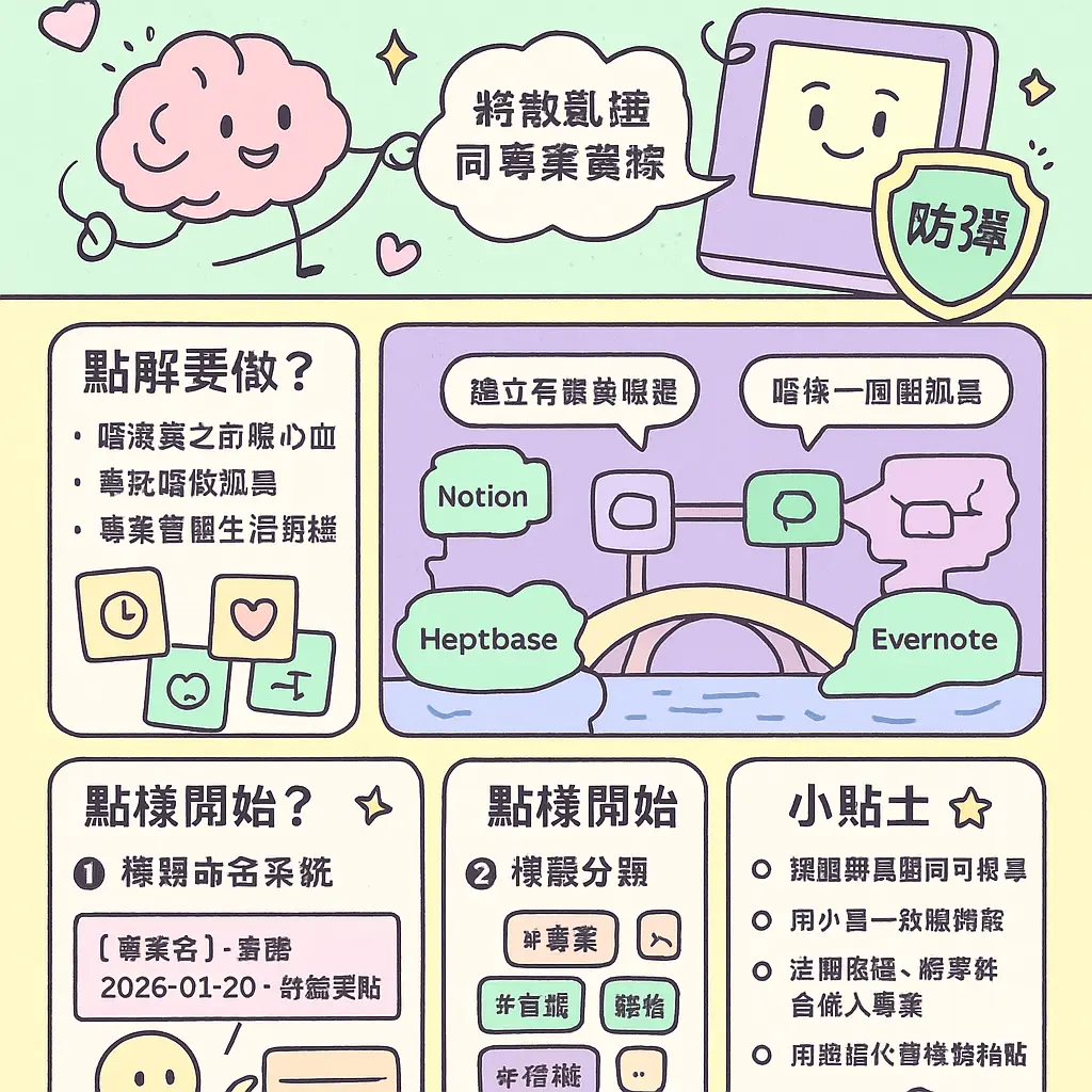 專案名稱 - 防彈筆記法