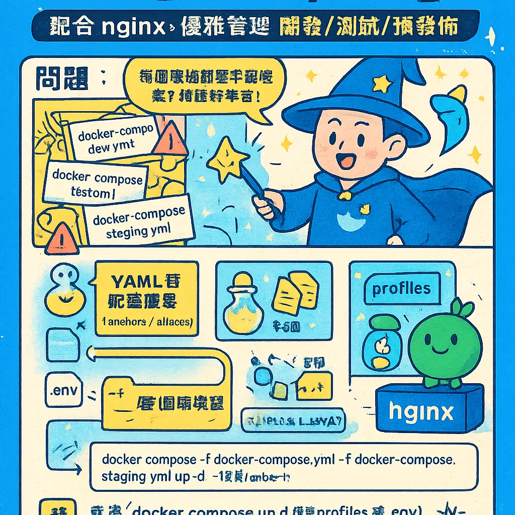 docker compose up - nginx