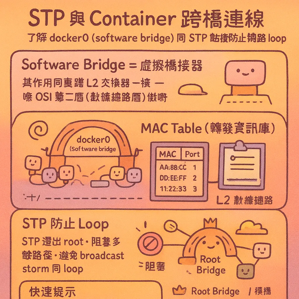 network bridge - STP