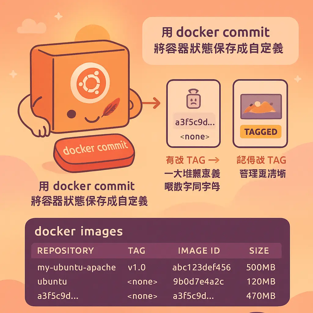 docker commit - Ubuntu