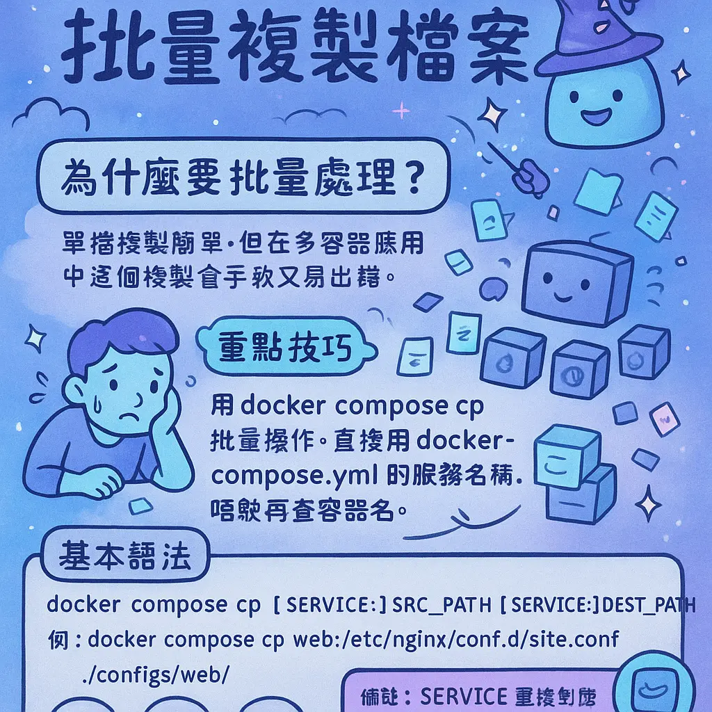 docker compose cp - Ubuntu